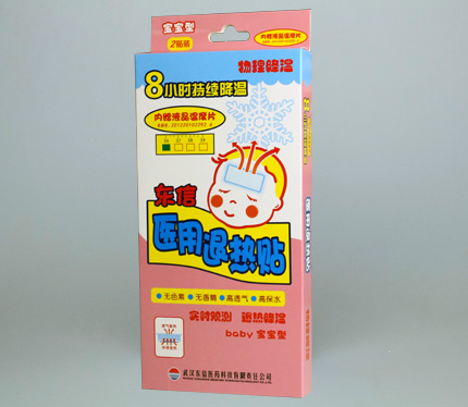 專利退熱貼，退熱效果看得見